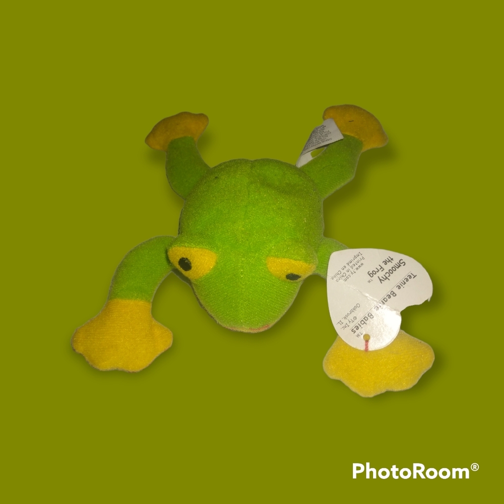 Ty Original Teenie Beanie Babies Smoochy the Frog